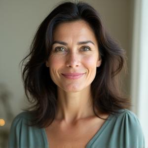 Ana Dumitrescu, Psiholog și Mindfulness Trainer, cu o expresie calmă și empatică