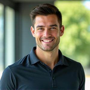 Mihai Ionescu, Specialist în Fitness și Mișcare, cu un zâmbet energic